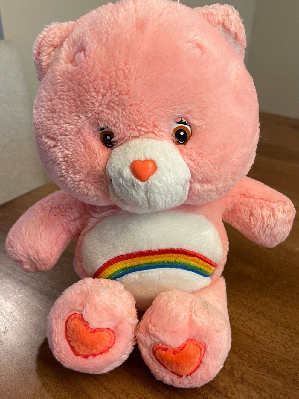 Care Bears, Cheer Bear Pink Rainbow 13" 🌈Plush Stuffed Animal Toy